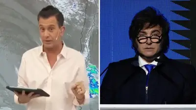Matías Bertolotti y Javier Milei Matías Bertolotti y Javier Milei