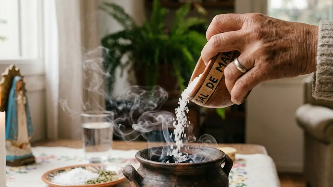 Qué es el ritual de la sal. 