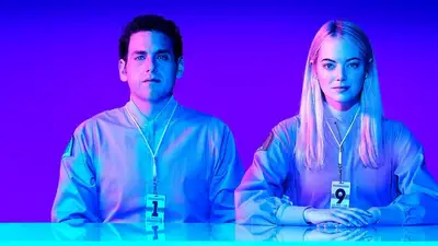 Póster de Maniac. Emma Stone y Jonah Hill Póster de Maniac. Emma Stone y Jonah Hill