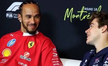 Así fue la reconciliación entre Colapinto y Hamilton en Miami | Fórmula 1