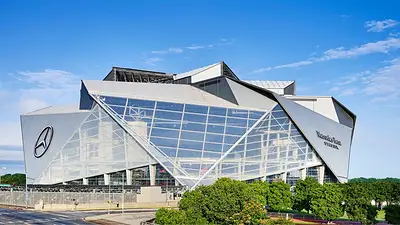 Mercedes-Benz Stadium de Atlanta. Mercedes-Benz Stadium de Atlanta.