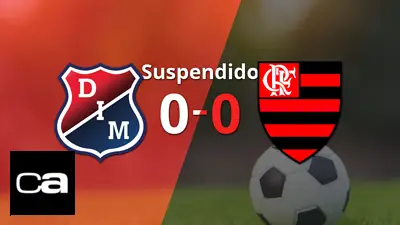 El partido entre Independiente Medellín y Flamengo ha sido suspendido El partido entre Independiente Medellín y Flamengo ha sido suspendido