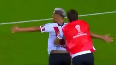El agónico gol de Maxi Salas para River vs Carabobo en Venezuela El agónico gol de Maxi Salas para River vs Carabobo en Venezuela