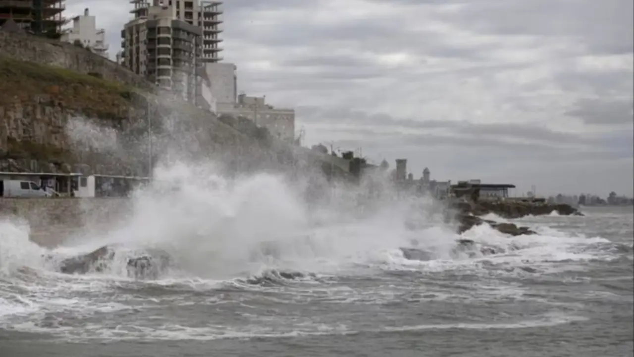 Ciclón extratropical, Costa Atlántica, temporal, Mar del Plata, Necochea, Monte Hermoso.