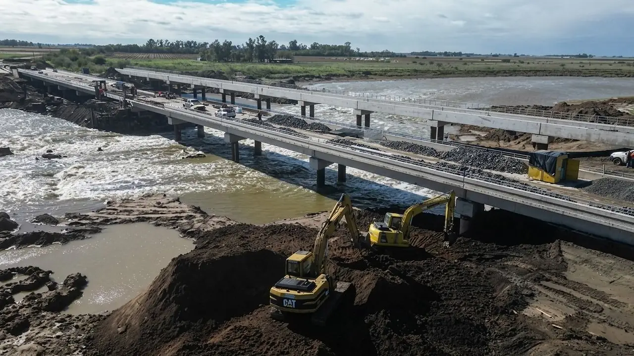 PBA recorrió obras de puentes estratégicos que garantizarán la comunicación clave entre localidades