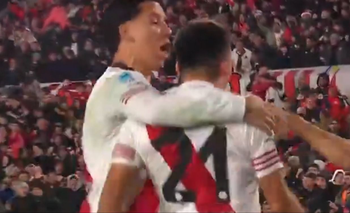 Video: el gol de Marcos Acuña para River vs San Lorenzo con un estiletazo de Juanfer  | Fútbol argentino