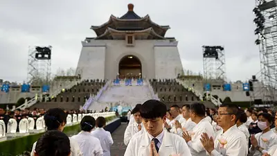 Un responsable del Vaticano realiza un inusual viaje a Taiwán para asistir a unas celebraciones budistas Un responsable del Vaticano realiza un inusual viaje a Taiwán para asistir a unas celebraciones budistas