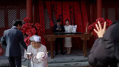 El número de matrimonios en China cae a su nivel más bajo de la última década El número de matrimonios en China cae a su nivel más bajo de la última década
