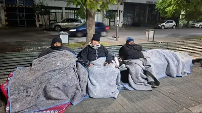 Familia en la calle Familia en la calle