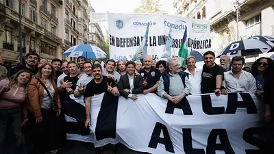 Kicillof estará en la marcha universitaria: "Conquista de la democracia" Kicillof estará en la marcha universitaria: "Conquista de la democracia"