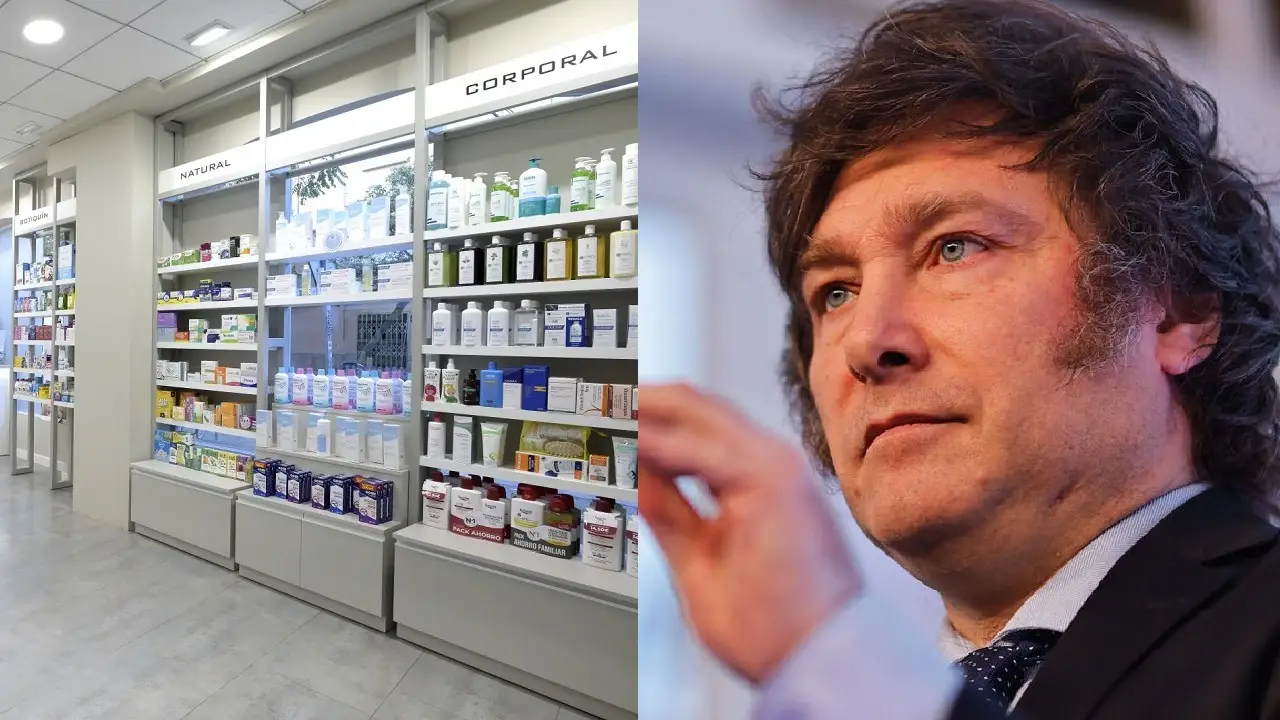 Farmacia y Javier Milei