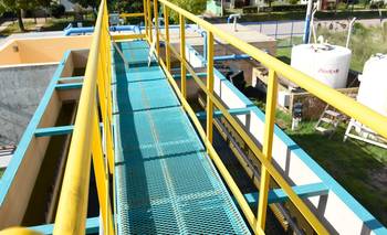 Inauguraron una nueva planta potabilizadora que mejora el servicio en Guaminí | Agua potable