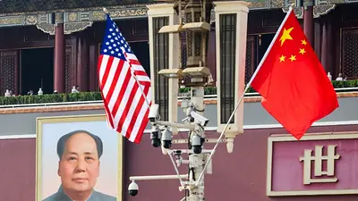 Trump llegó a China para discutir el conflicto en Medio Oriente y su guerra comercial Trump llegó a China para discutir el conflicto en Medio Oriente y su guerra comercial