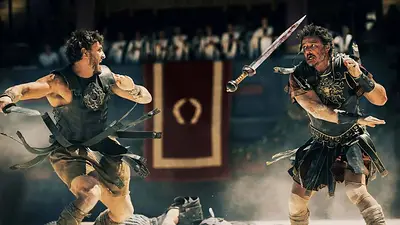 Paul Mescal y Pedro Pascal en Gladiador II Paul Mescal y Pedro Pascal en Gladiador II