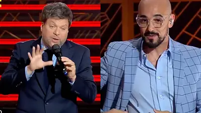 Guido Kaczka y Abel Pintos. Guido Kaczka y Abel Pintos.