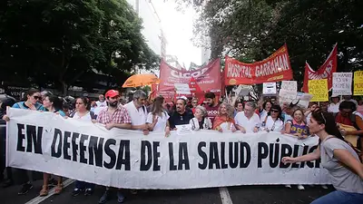Por el ajuste de $ 63 millones en Salud y PAMI, convocan a una marcha federal contra Milei Por el ajuste de $ 63 millones en Salud y PAMI, convocan a una marcha federal contra Milei