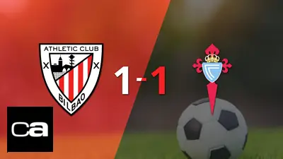 Empate a uno entre Athletic Bilbao y Celta Empate a uno entre Athletic Bilbao y Celta