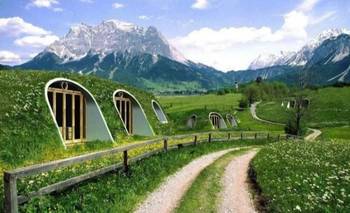 Como la casa de Hagrid en Harry Potter: así son las casas semienterradas en el bosque | Construcción