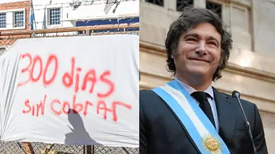 Reclamo Javier Milei Reclamo Javier Milei