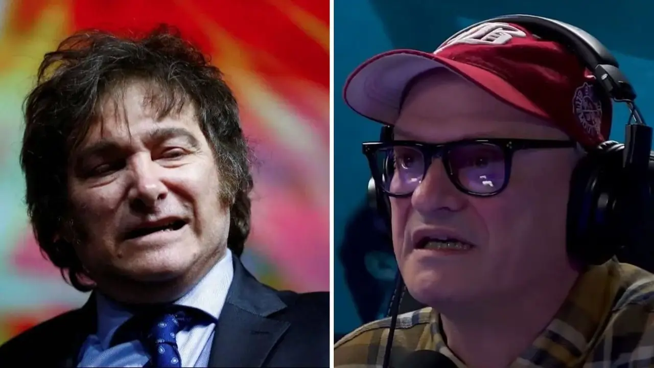 Carlos Belloso y Javier Milei