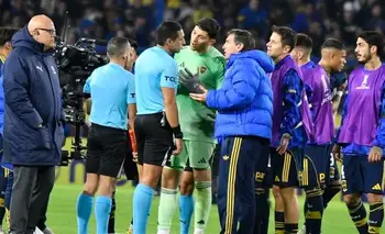 Los audios del VAR en el gol anulado a Merentiel: "Brazo abierto" | Boca juniors