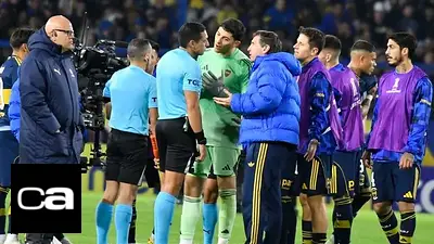 Conmebol publicó los audios del gol anulado a Merentiel en Boca - Cruzeiro: "Brazo abierto" Conmebol publicó los audios del gol anulado a Merentiel en Boca - Cruzeiro: "Brazo abierto"