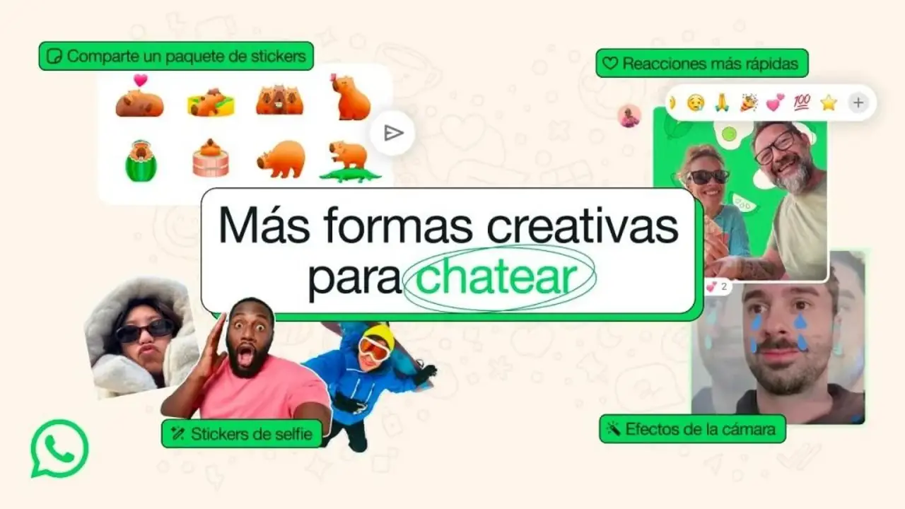 Ahora podés reaccionar a mensajes con stickers en WhatsApp 