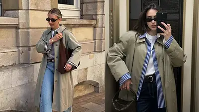 Trench coat. Trench coat.