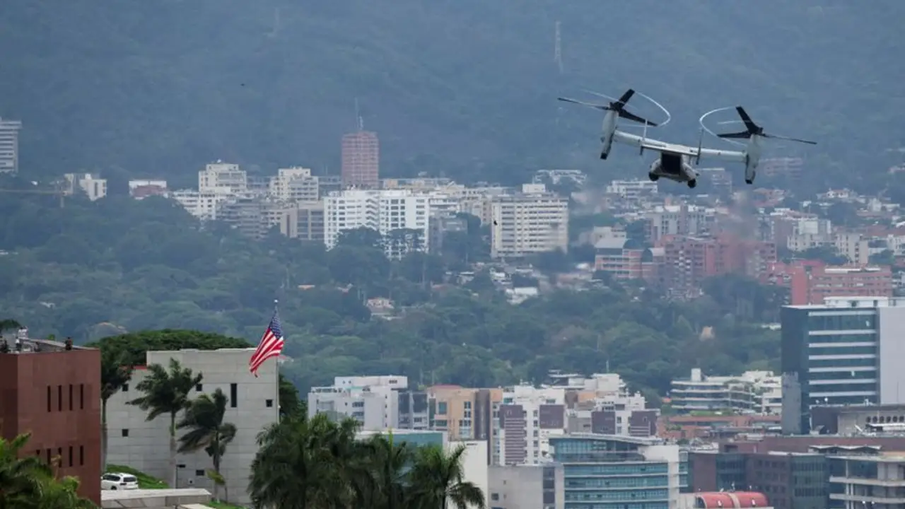 EEUU ejecuta ejercicio militar de simulacro en la capital de Venezuela