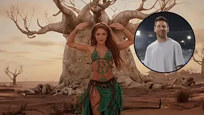 Shakira y Lionel Messi. Shakira y Lionel Messi.