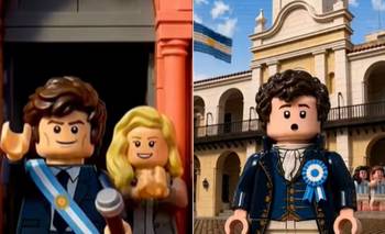 El polémico video hecho con IA que publicó Milei junto a Belgrano | 25 de mayo