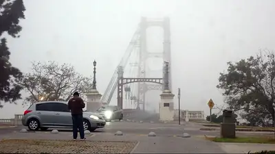 Niebla en Santa Fe. Niebla en Santa Fe.