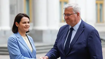 La líder de la oposición bielorrusa visita Ucrania mientras Kiev advierte de una escalada La líder de la oposición bielorrusa visita Ucrania mientras Kiev advierte de una escalada