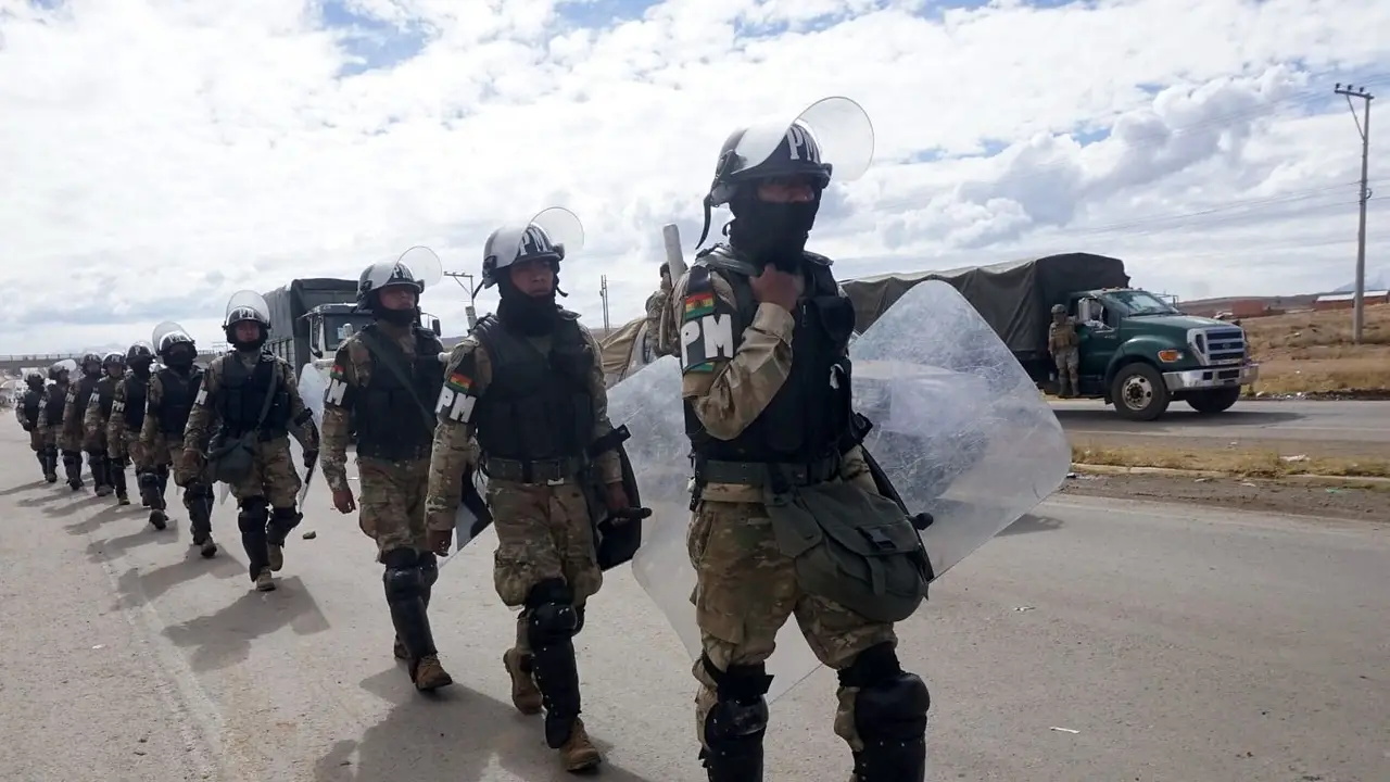 Bolivia, Represión, Protestas, Rodrigo Paz. 