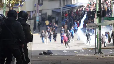 Bolivia, Rodrigo Paz, Protestas. Bolivia, Rodrigo Paz, Protestas.