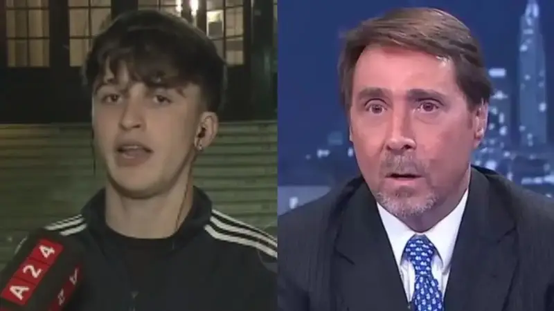 Un estudiante dejó en ridículo a Feinmann en vivo.