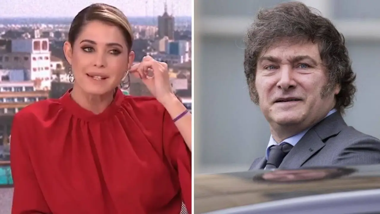 Pamela David y Javier Milei