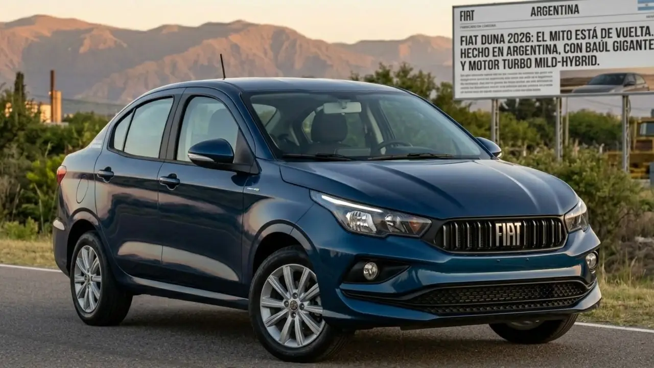 Cómo será el nuevo Fiat Duna. 