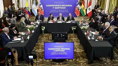 Argentina firmó un acuerdo regional contra el narcotráfico y el crimen organizado Argentina firmó un acuerdo regional contra el narcotráfico y el crimen organizado