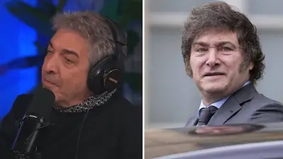 Ricardo Darín y Javier Milei Ricardo Darín y Javier Milei