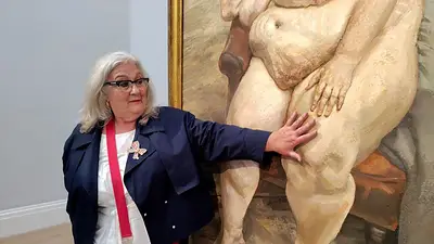 Un retrato de Sue Tilley, obra de Lucian Freud, podría subastarse en 47 millones de dólares Un retrato de Sue Tilley, obra de Lucian Freud, podría subastarse en 47 millones de dólares