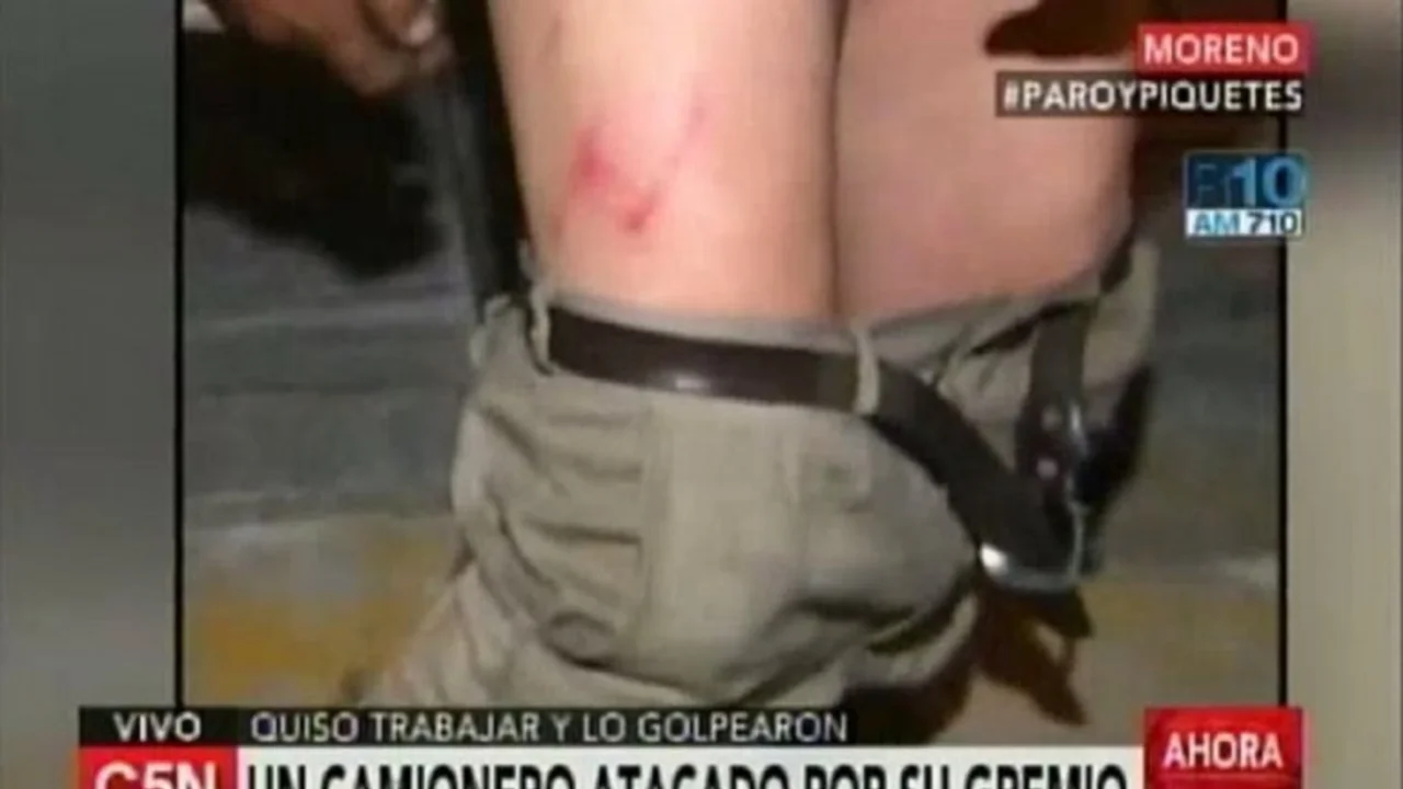 Un camionero fue a trabajar y lo atacaron: "Me rompieron todo"