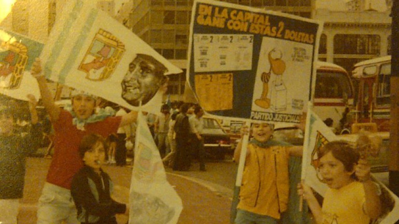 Elecciones 201 | La foto de Mariano Recalde en la campaña de 1983