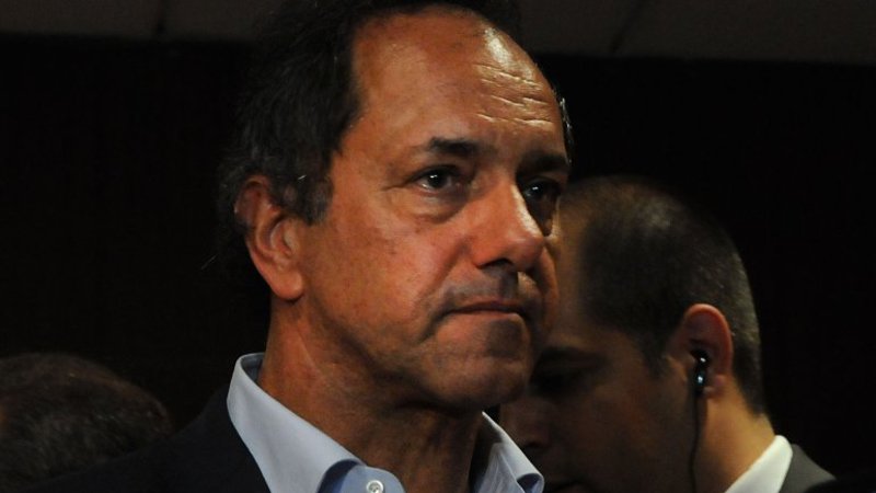 Elecciones 2015: Scioli y un mensaje para Máximo Kirchner