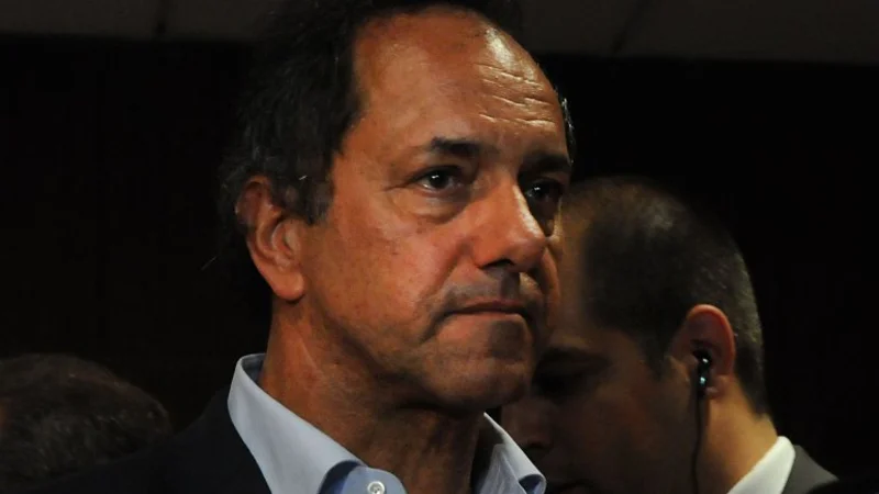 Elecciones 2015: Scioli y un mensaje para Máximo Kirchner