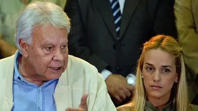 La insólita gira de Felipe González a Venezuela La insólita gira de Felipe González a Venezuela
