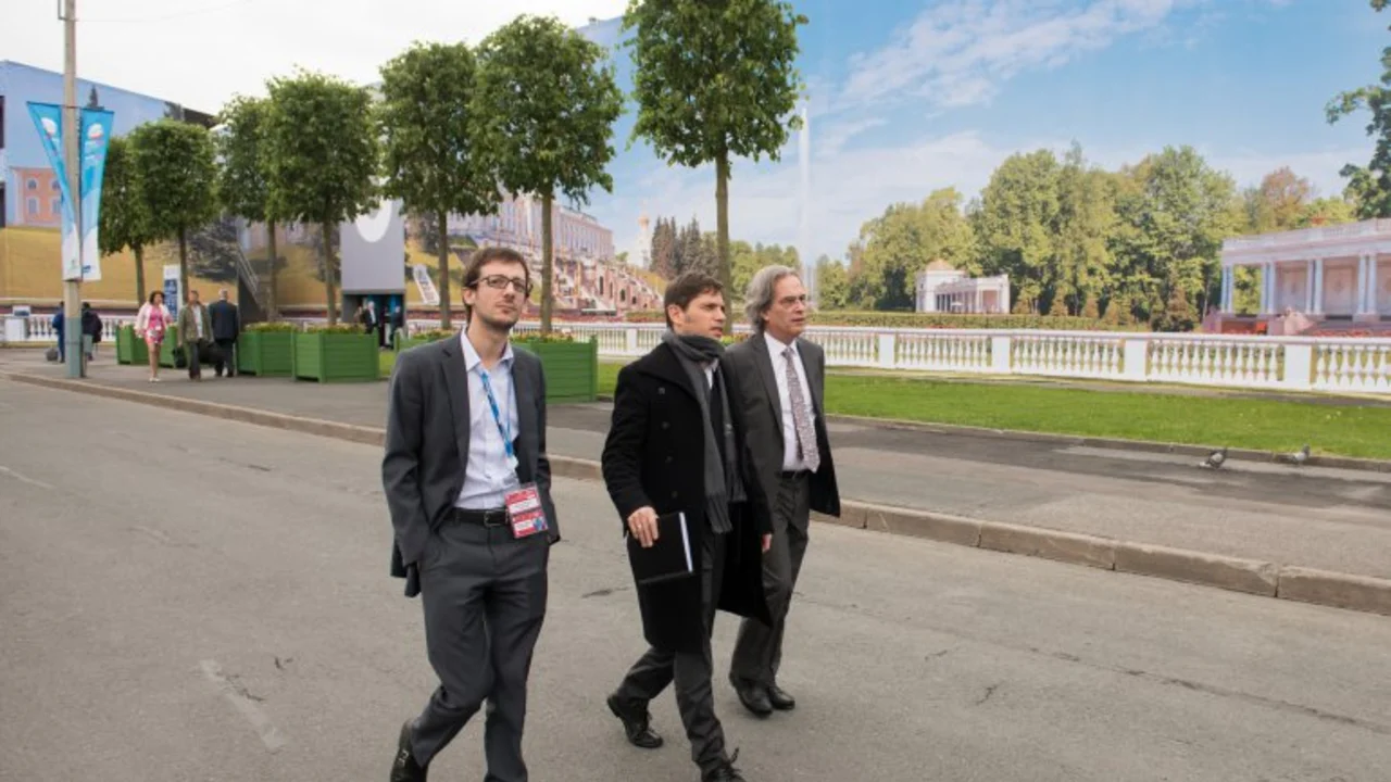 Kicillof: "Hay una fuerte vocación política para reafirmar el vínculo con Rusia"