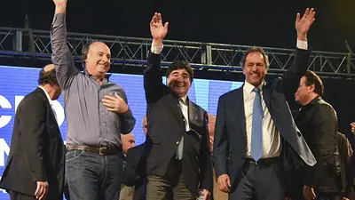 Elecciones 2015: Scioli y Zannini en su primer acto de campaña en Córdoba Elecciones 2015: Scioli y Zannini en su primer acto de campaña en Córdoba