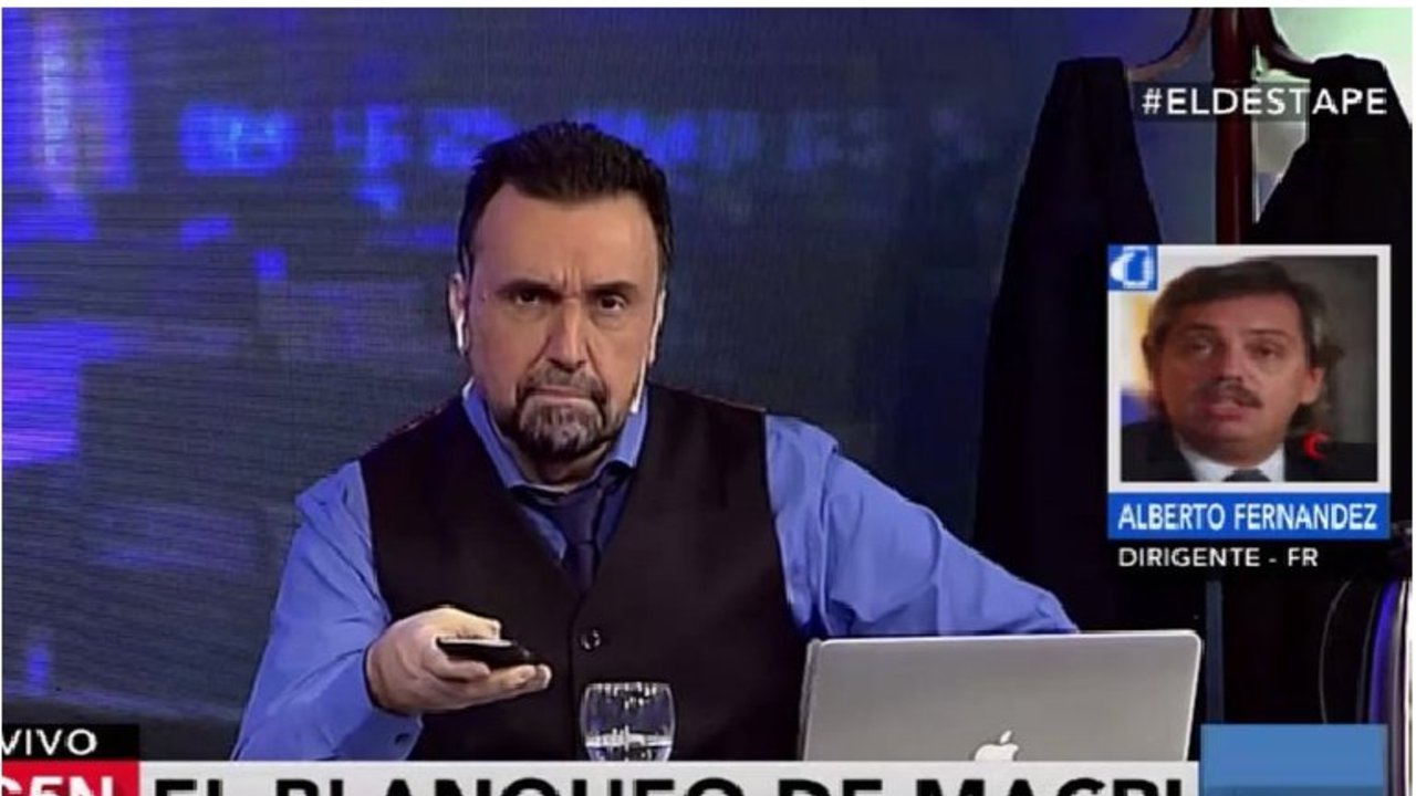 Alberto Fernández en El Destape: "El blanqueo deja al descubierto el fracaso del plan económico"