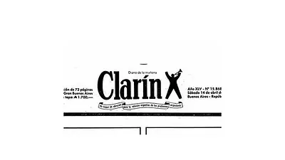 Futuro por pasado: La tapa de Clarín de los '90 que parece escrita hoy Futuro por pasado: La tapa de Clarín de los '90 que parece escrita hoy